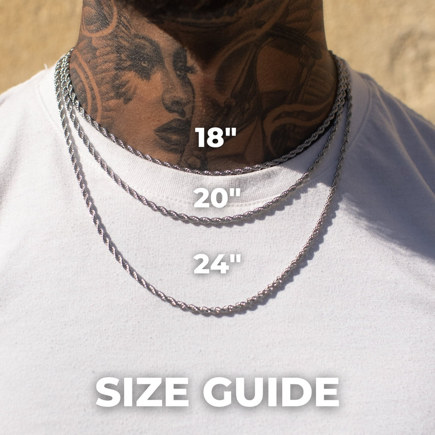 3MM ROPE CHAIN - GOLD