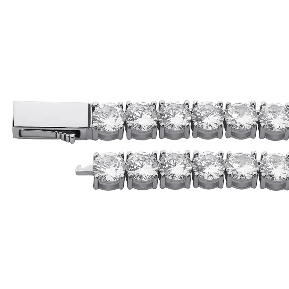5MM TENNIS CHAIN - WHITE GOLD