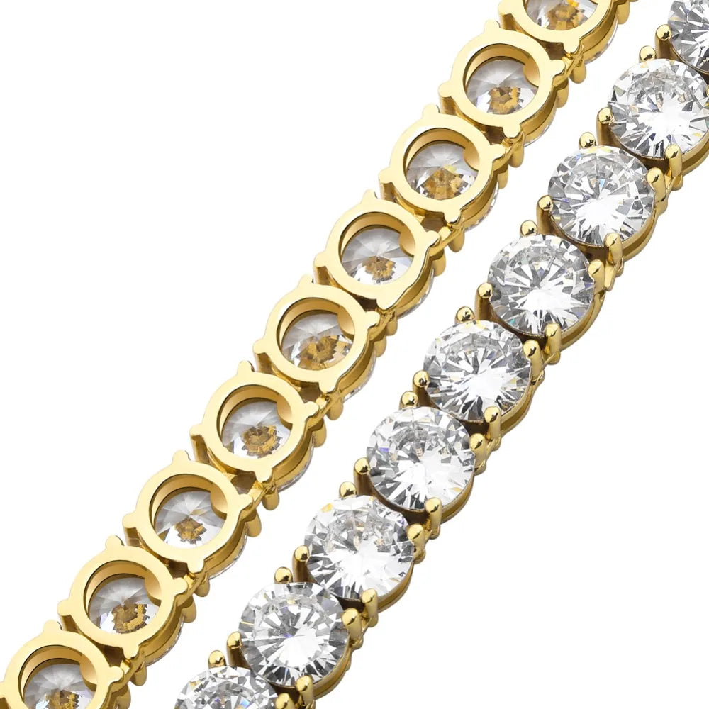 5MM TENNIS CHAIN - GOLD