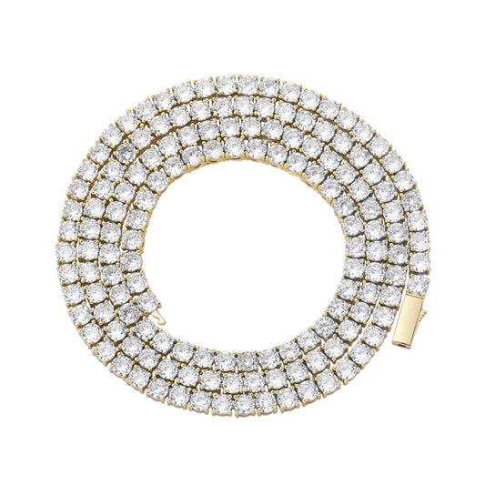 5MM TENNIS CHAIN - GOLD